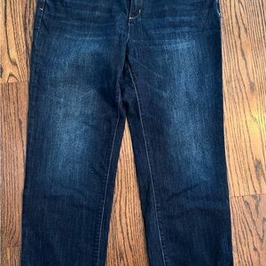 Liz Claiborne Boyfriend Straight Leg Blue Jeans size 12